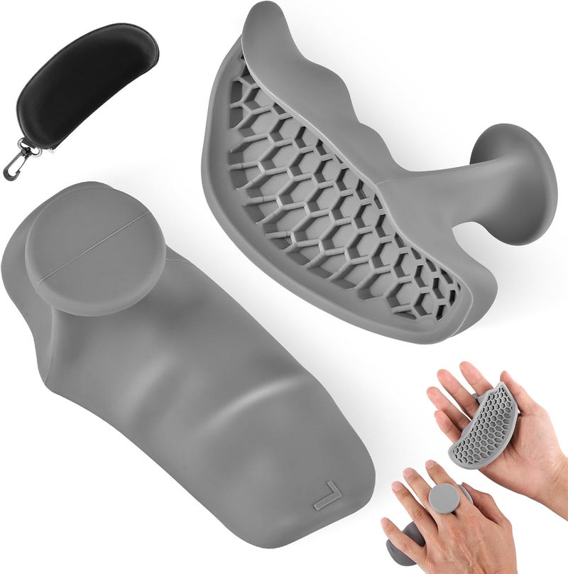 HUAFA Anti-Slip Workout Grips, Gym Grips Weight Lifting Grips Pads, Ergonomics Weight Lifting Gloves for Men Women Deadlift, Fitness Training and Exercise, Gym Grips Pads for Palm Protection - Image 1